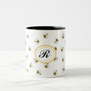 Bumblebee Honey Personalised Monogram Coffee Mug