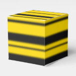 [ Thumbnail: Bumblebee Inspired Yellow/Black Striped Pattern ]