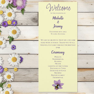 Bumblebee Lavender Flowers Yellow Program