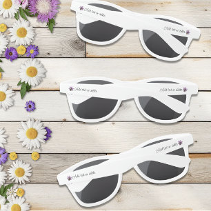 Bumblebee Lavender Flowers Yellow  Sunglasses