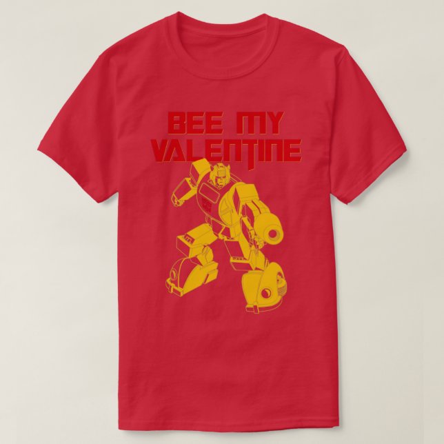 BUMBLEBEE MY VALENTINE T-Shirt (Design Front)
