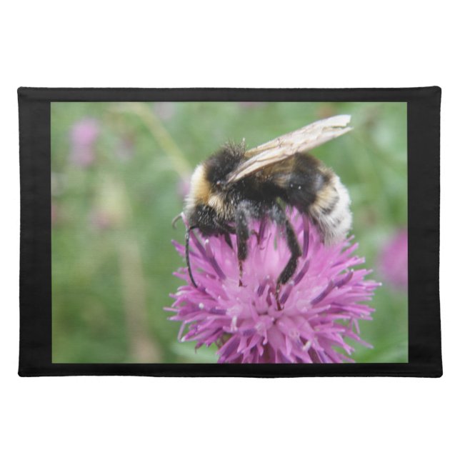 Bumblebee on a Thistle Placemat (Front)