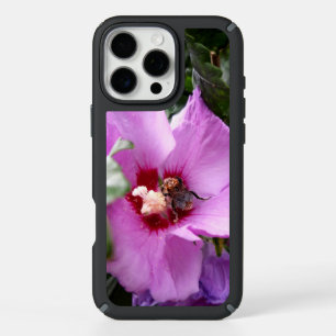 Bumblebee on Hibiscus Flower iPhone 16 Pro Max Case