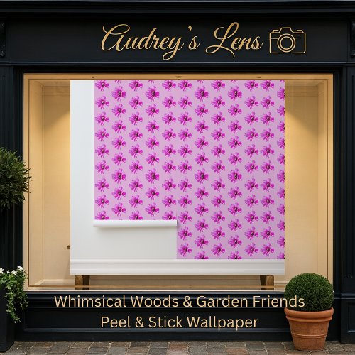 Bumblebee on Pink Cosmos Flower Wallpaper Bumblebee on Pink Cosmos Flower Wallpaper