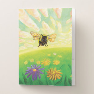Bumblebee on the Horizon Pocket Folder