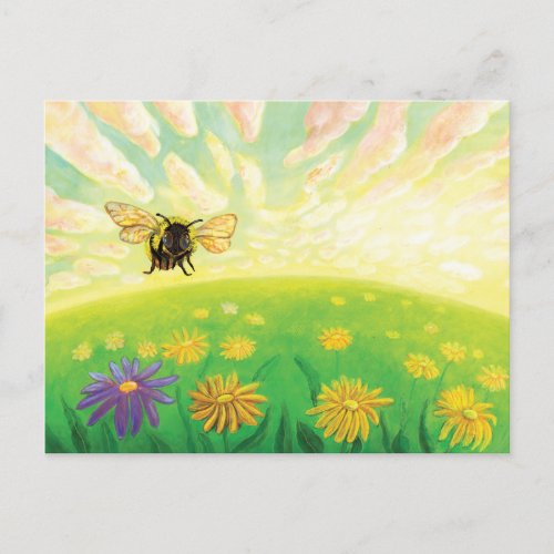 Bumblebee on the Horizon Postcard