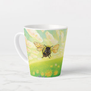 Bumblebee on the Horizon small Latte Mug