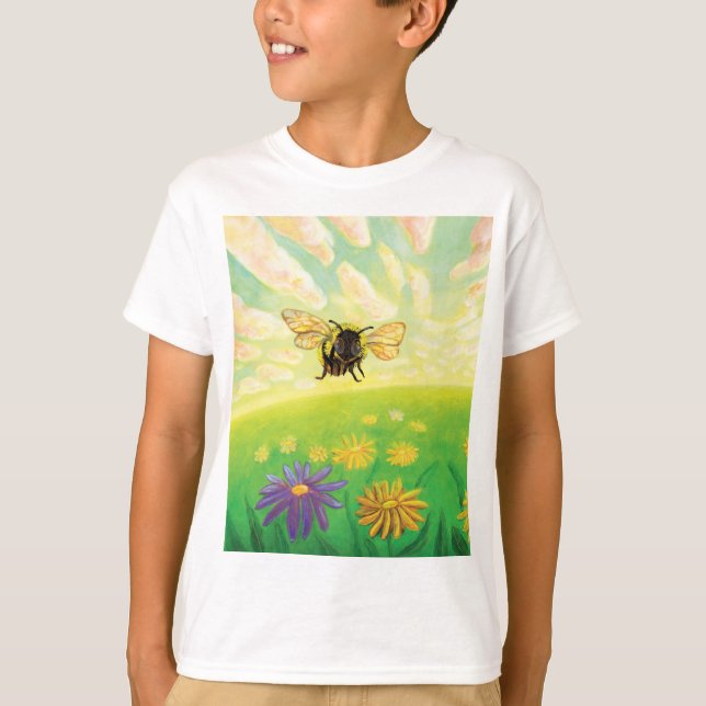 Bumblebee on the Horizon  T-Shirt (Front)