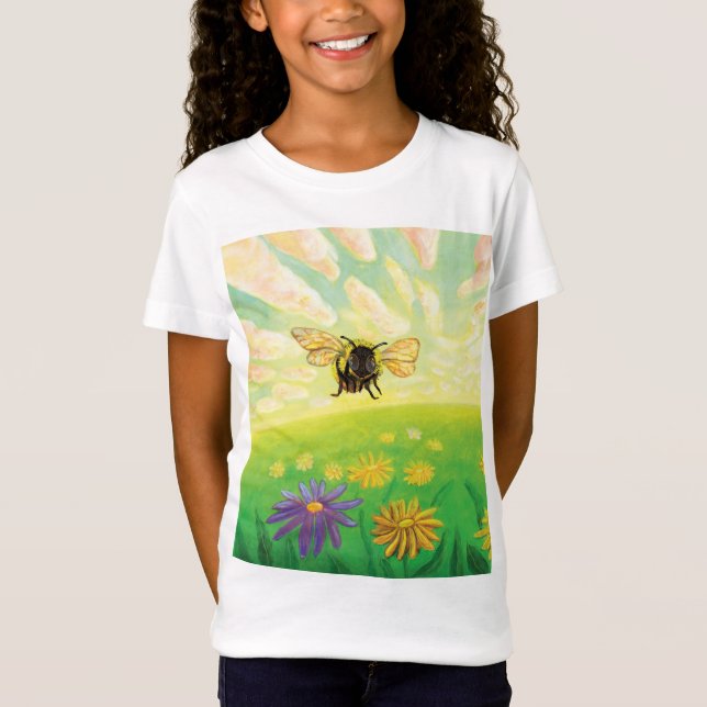 Bumblebee on the Horizon  T-Shirt (Front)