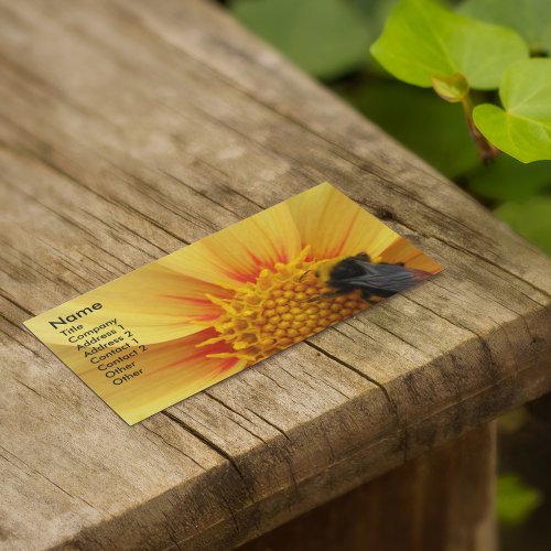 Buzzy Bee Business Card