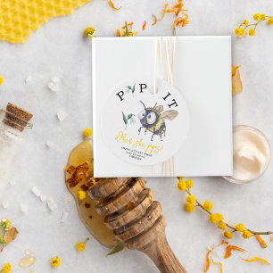 Bumblebee - Pop it! When she pops! Favor Tags