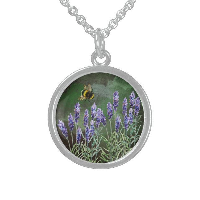 BUMBLEBEE STERLING SILVER NECKLACE (Front)