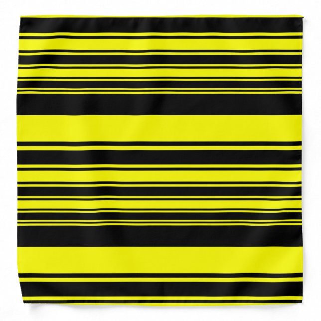 Bumblebee Stripes Bandana (Front)