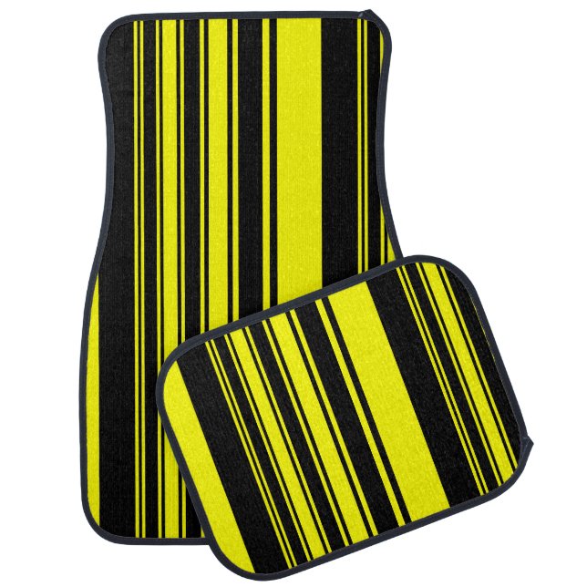 Bumblebee Stripes Car Floor Mat (Set)
