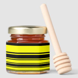 Bumblebee Stripes Honey Jar Favors