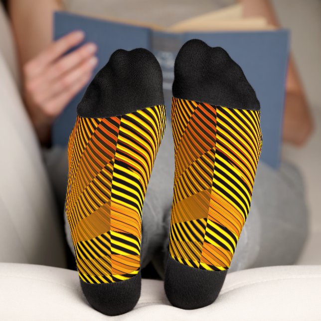 Bumblebee Time-Warp Socks  (Bottom)