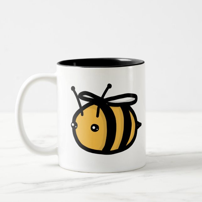 Bumblebee Two-Tone Coffee Mug (Left)
