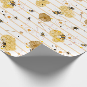 Bumblebee Wrapping Paper
