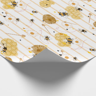 Bumblebee Wrapping Paper