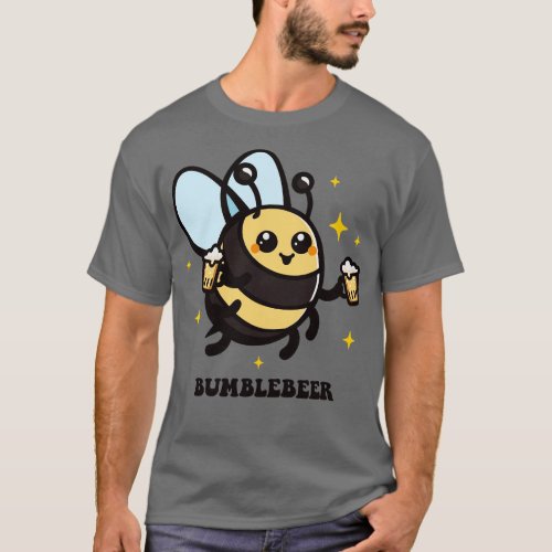 Bumblebeer Funny Pun for beer lovers T_Shirt