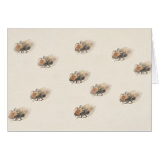 Bumblebees - Vintage Fine Art