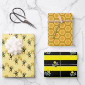 Bumble Bee Wrapping Paper Sheets