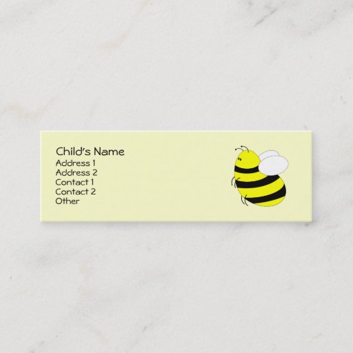 Customizable Bumbled Business Cards