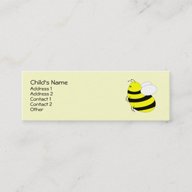 Bumbled Calling Card (Front)