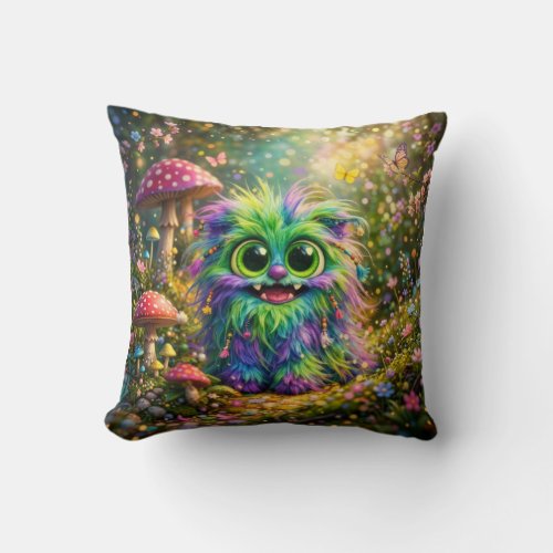 BumbleFluff Throw Pillow