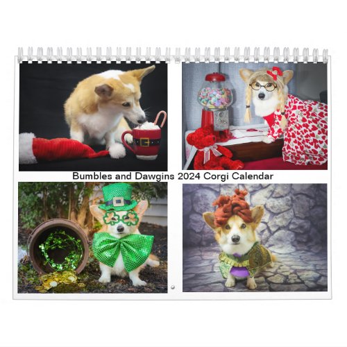 Bumbles and Dawgins 2024 Corgi Calendar