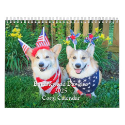 Bumbles and Dawgins 2025 Corgi Calendar 