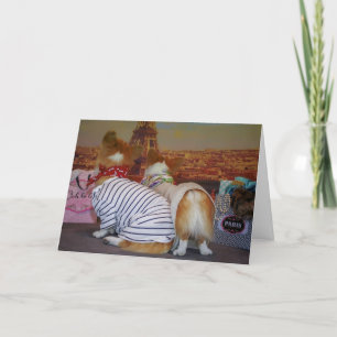 Bumbles and Dawgins corgi Anniversary Card