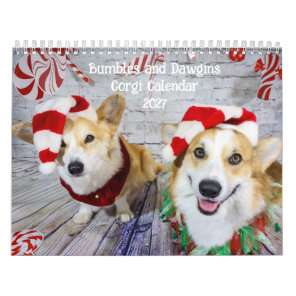 Bumbles and Dawgins Corgi Calendar 2027