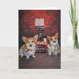 Bumbles and Dawgins Hello card