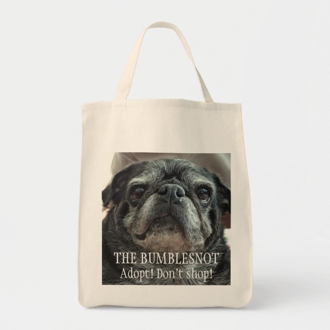 Bumblesnot "Facing front" grocery/tote bag (Front)