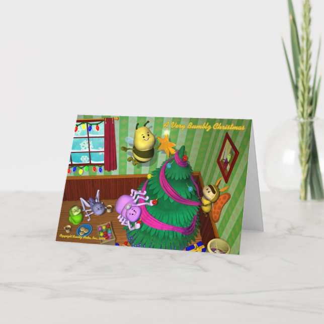 Bumblz Christmas Card #2 - Customized (Front)
