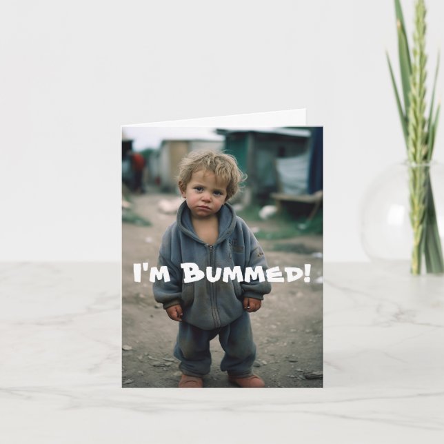 BUMMED - BELATED BIRTHDAY CARD (Front)