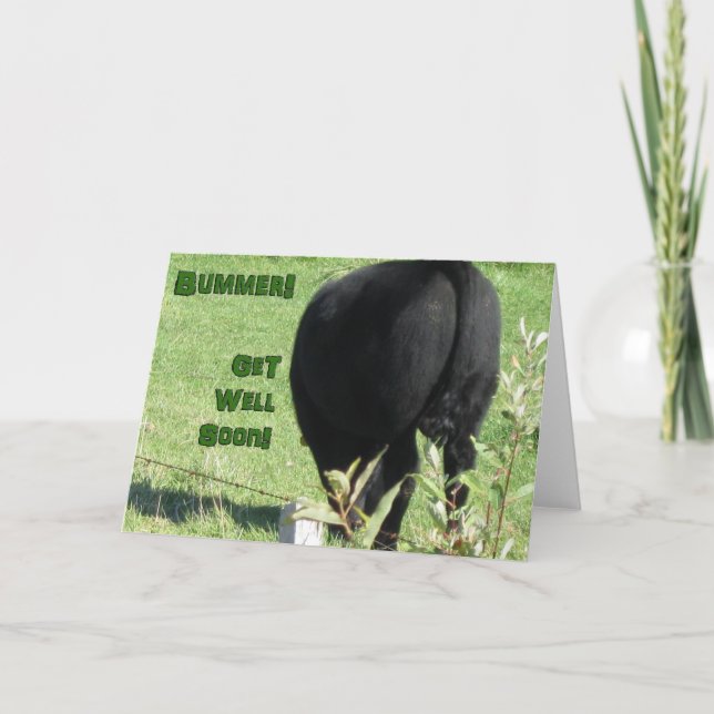 Bummer-Get Well Soon Card (Front)