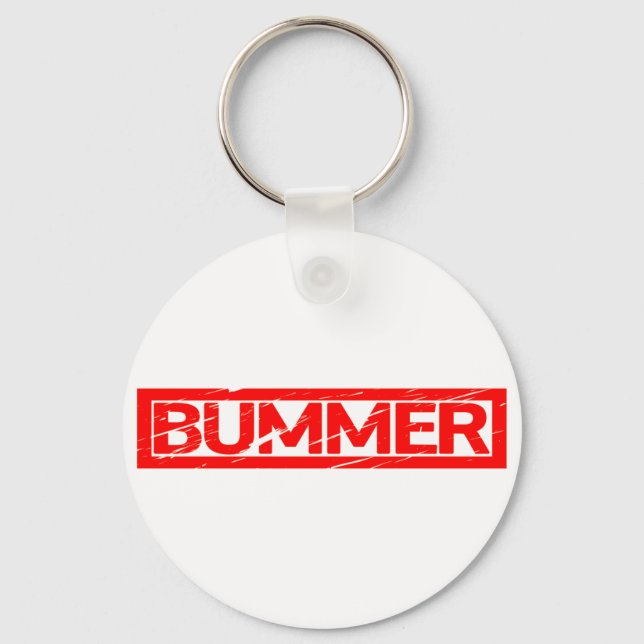 Bummer Stamp Keychain (Front)