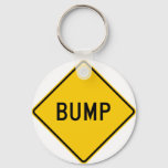 Bump Highway Sign (word) Keychain at Zazzle