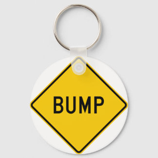 Bump Highway Sign (Word) Keychain