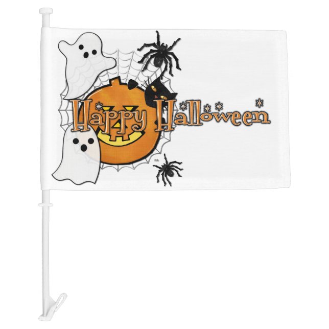 Bump in the Night Halloween Car Flag (Front)