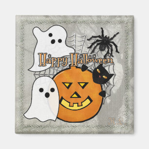 Bump in the Night Halloween Magnet