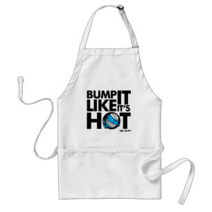 Bump It Like It's Hot Version 1 Adult Apron