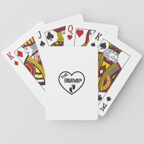 Bump Pregnancy Gift Mom To Be Poker Cards