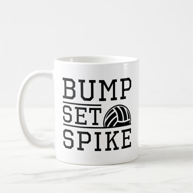 Bump Set Spike Coffee Mug (Left)