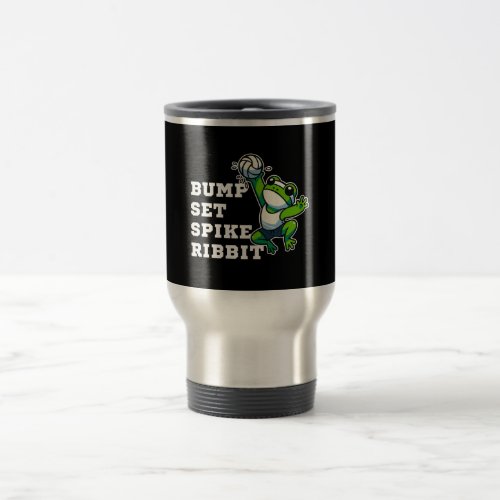 Bump Set Spike Ribbit Travel Mug