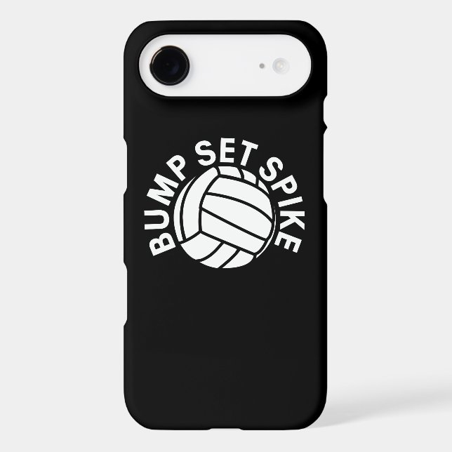 Bump set spike volleyball team Case-Mate iPhone case (Back)