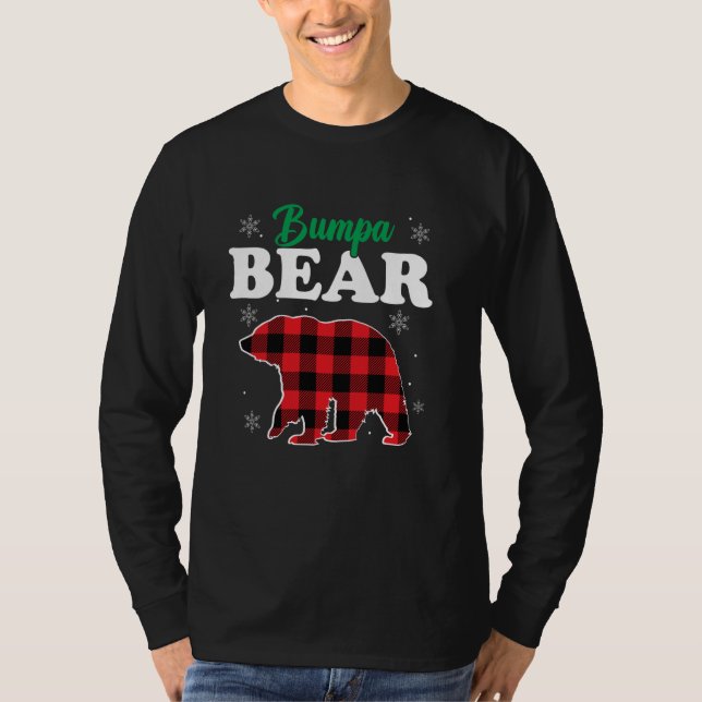 Bumpa Bear Funny Brown Bears Panda Grandfather Buf T-Shirt (Front)