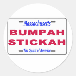 Bumpah Stickah Classic Round Sticker